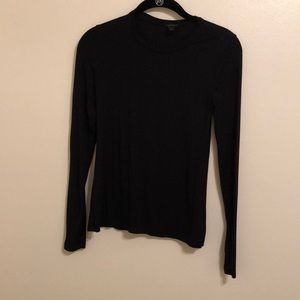 J crew xxs black long sleeve top